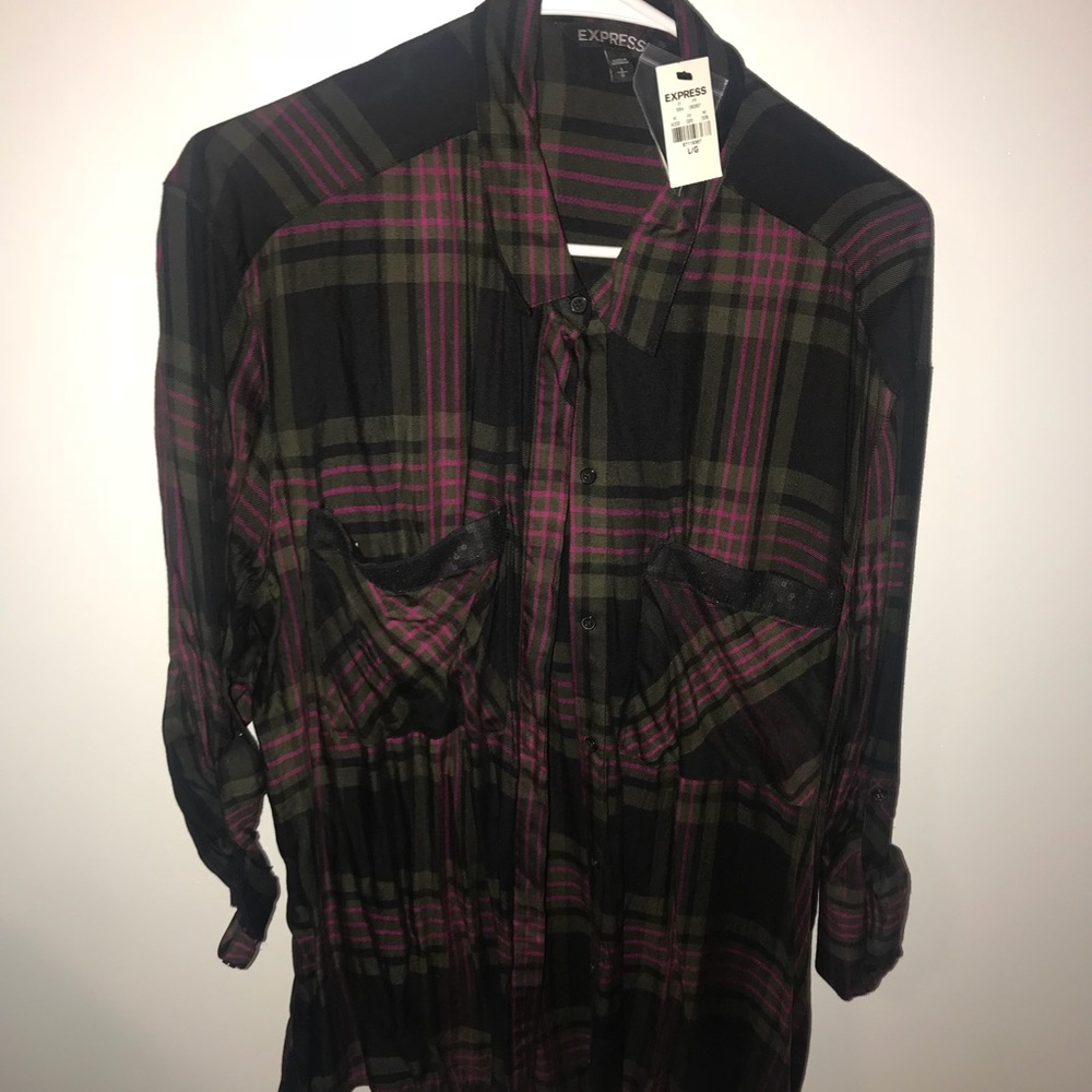 Over sized express flannel